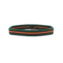 PULSERA ESPAÑA ESTRECHA CUERO VERDE