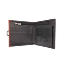 CARTERA PIEL TARJETERO EXTRAIBLE NEGRA