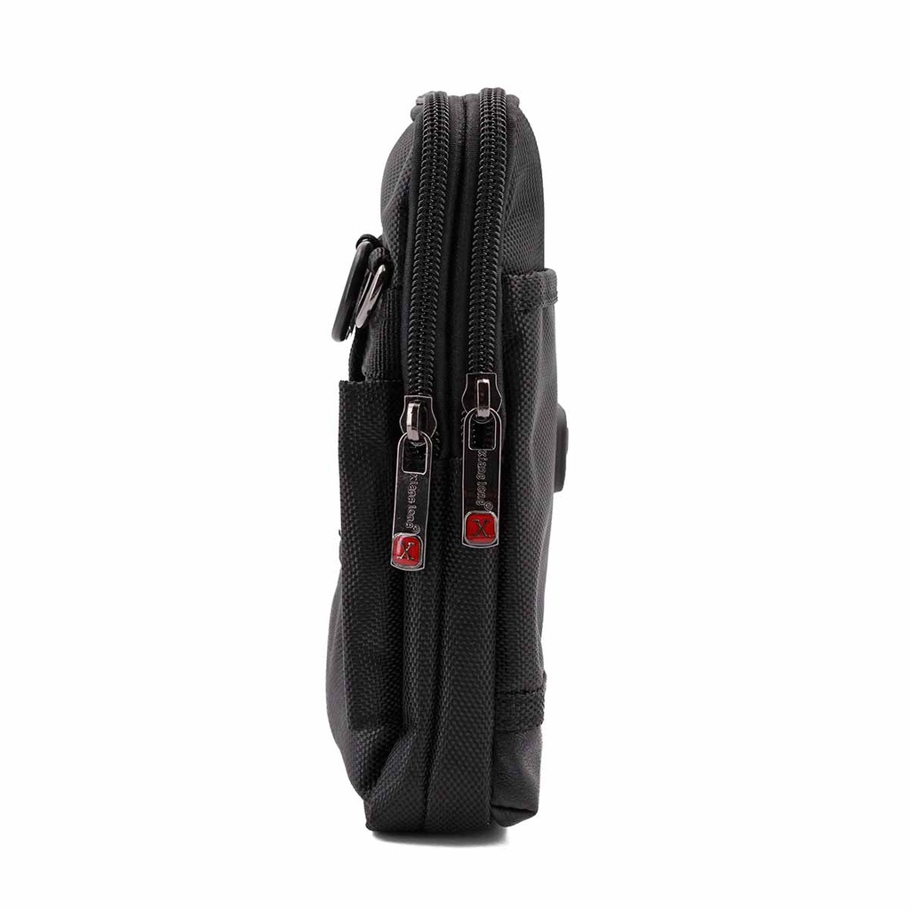 BOLSITO X CORDURA BOLSILLO FRONTAL NEGRO