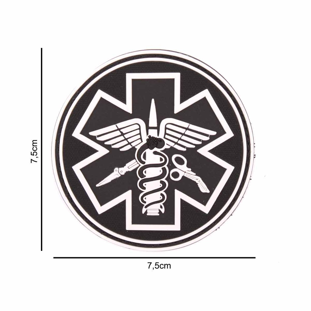 PARCHE IMMORTAL PARAMEDIC NEGRO