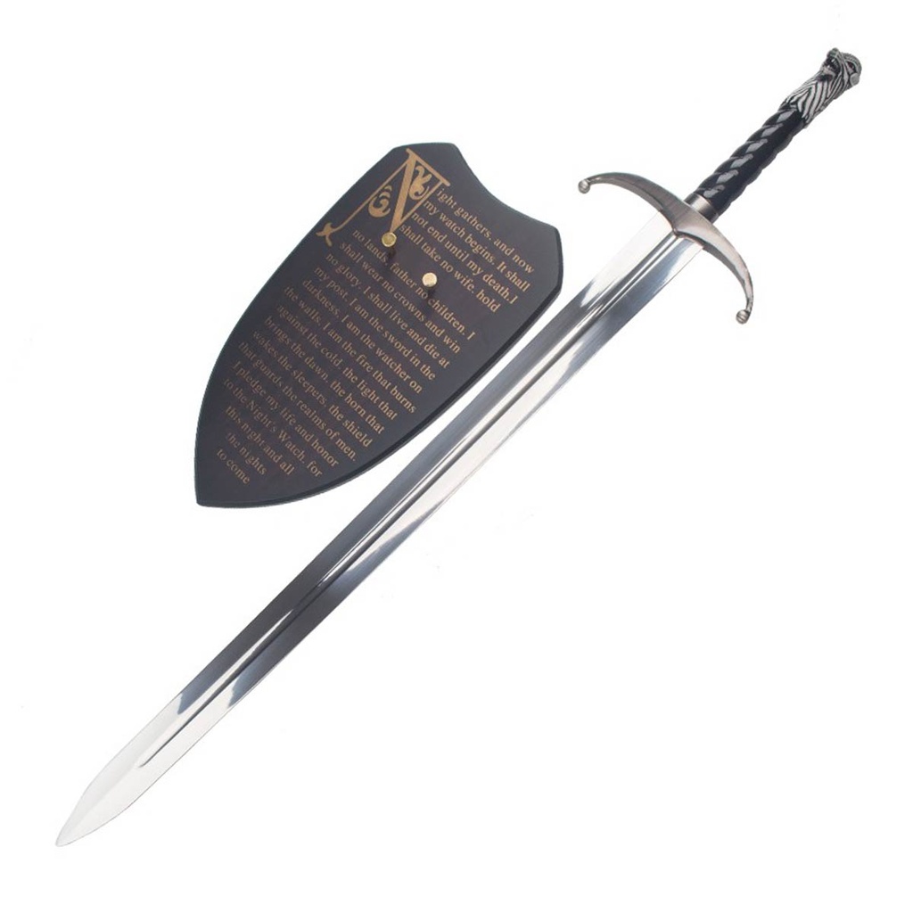 ESPADA 6025 GOT 108CM ACERO PLATA