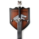 ESPADA 6032 GOT 108CM ACERO NEGRA