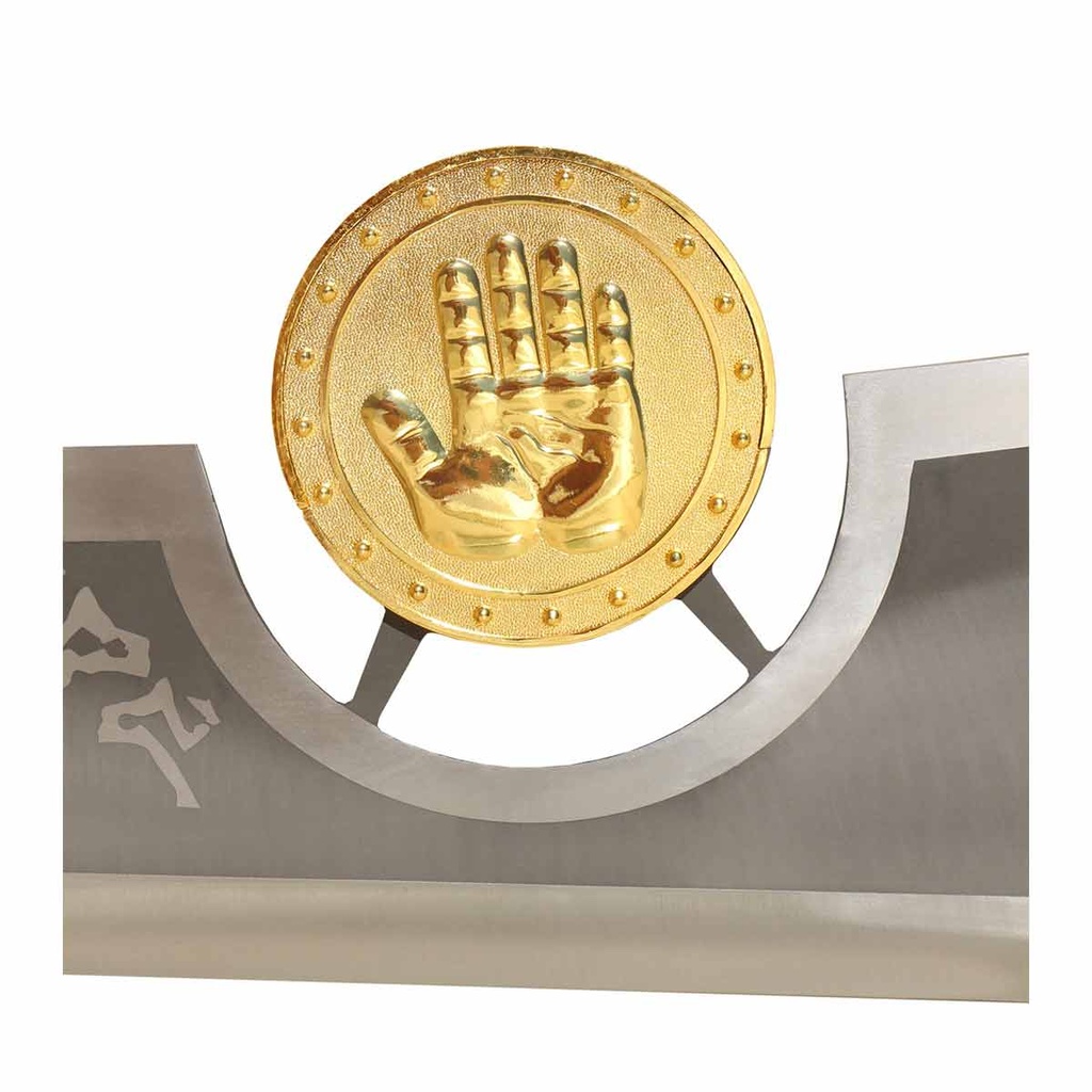 ESPADA 6026 WOF 120CM ACERO PLATA-DORADA