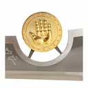 ESPADA 6026 WOF 120CM ACERO PLATA-DORADA