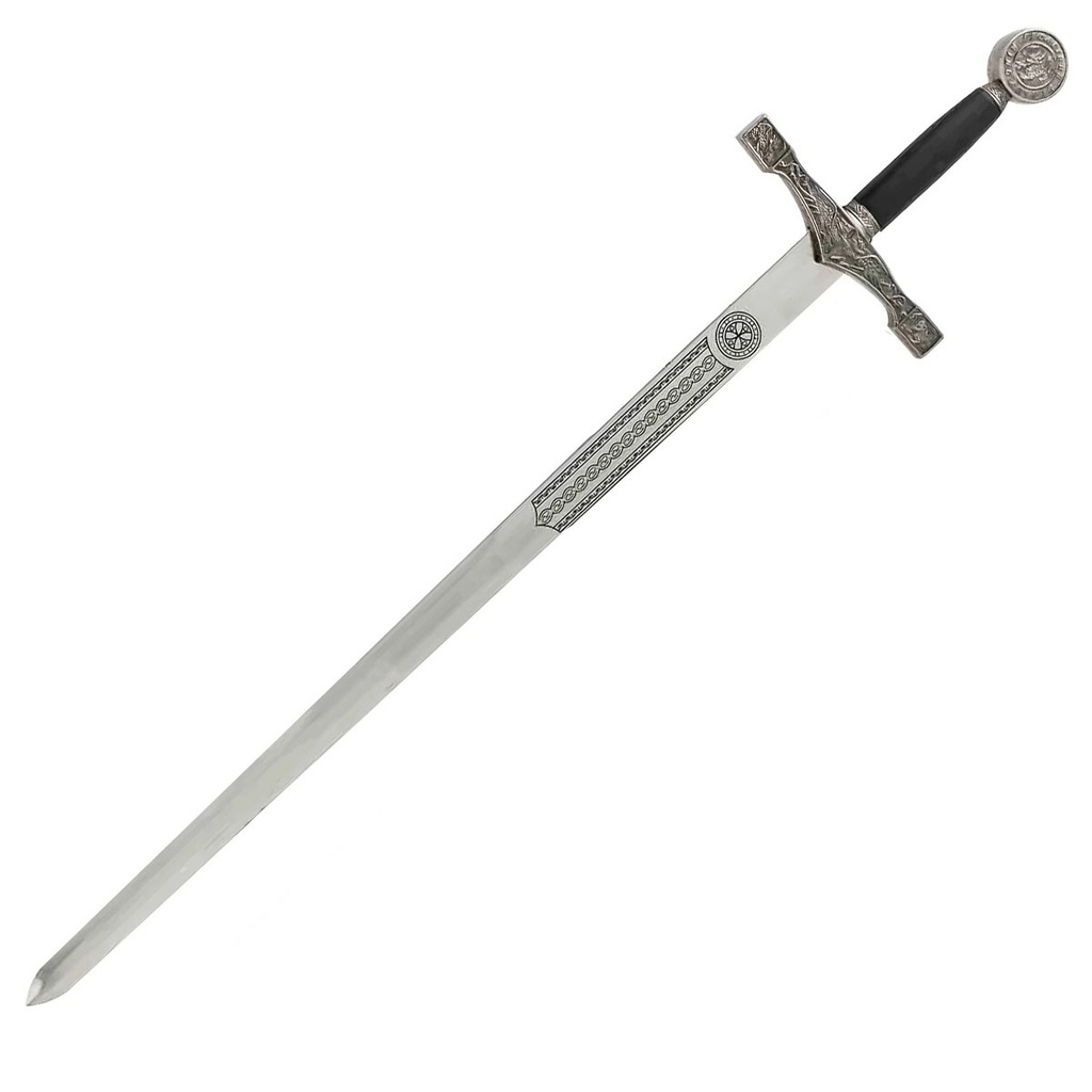 ESPADA 6048 EXCALIBUR 120CM ACERO NEGRA
