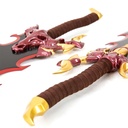 ESPADA 6062 SLV 62CM ACERO NEGRA-ROJA