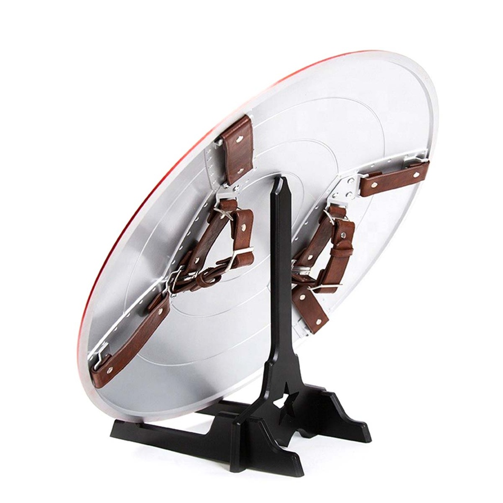 ESCUDO 120 ALU ROJO-AZUL-PLATA