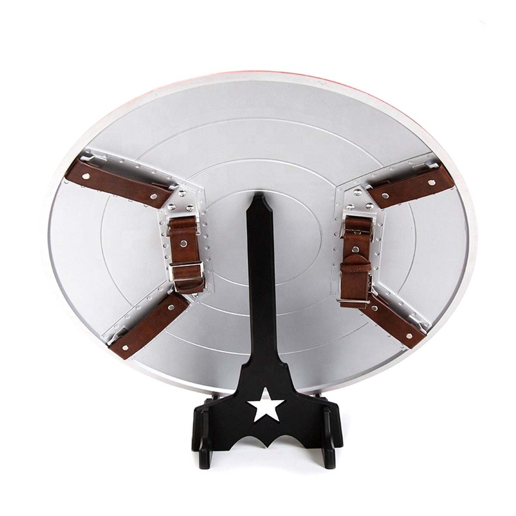 ESCUDO 120 ALU ROJO-AZUL-PLATA