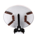 ESCUDO 120 ALU ROJO-AZUL-PLATA