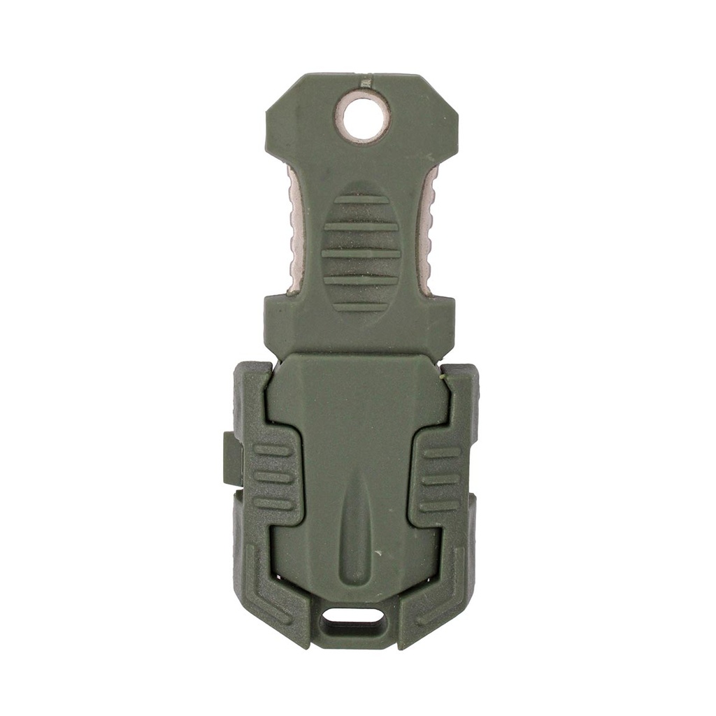 CUCHILLO MINI IMMORTAL MOLLE C/FUNDA RIGIDA VERDE