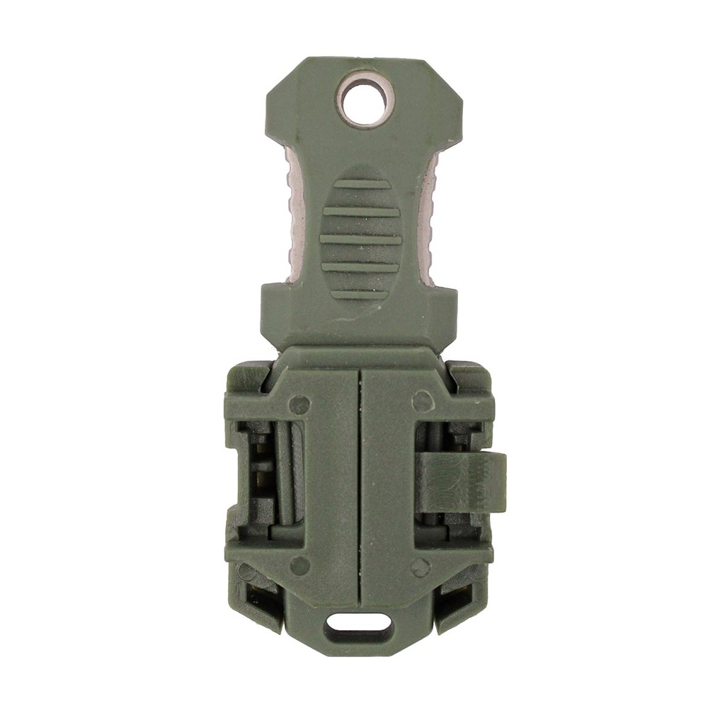 CUCHILLO MINI IMMORTAL MOLLE C/FUNDA RIGIDA VERDE