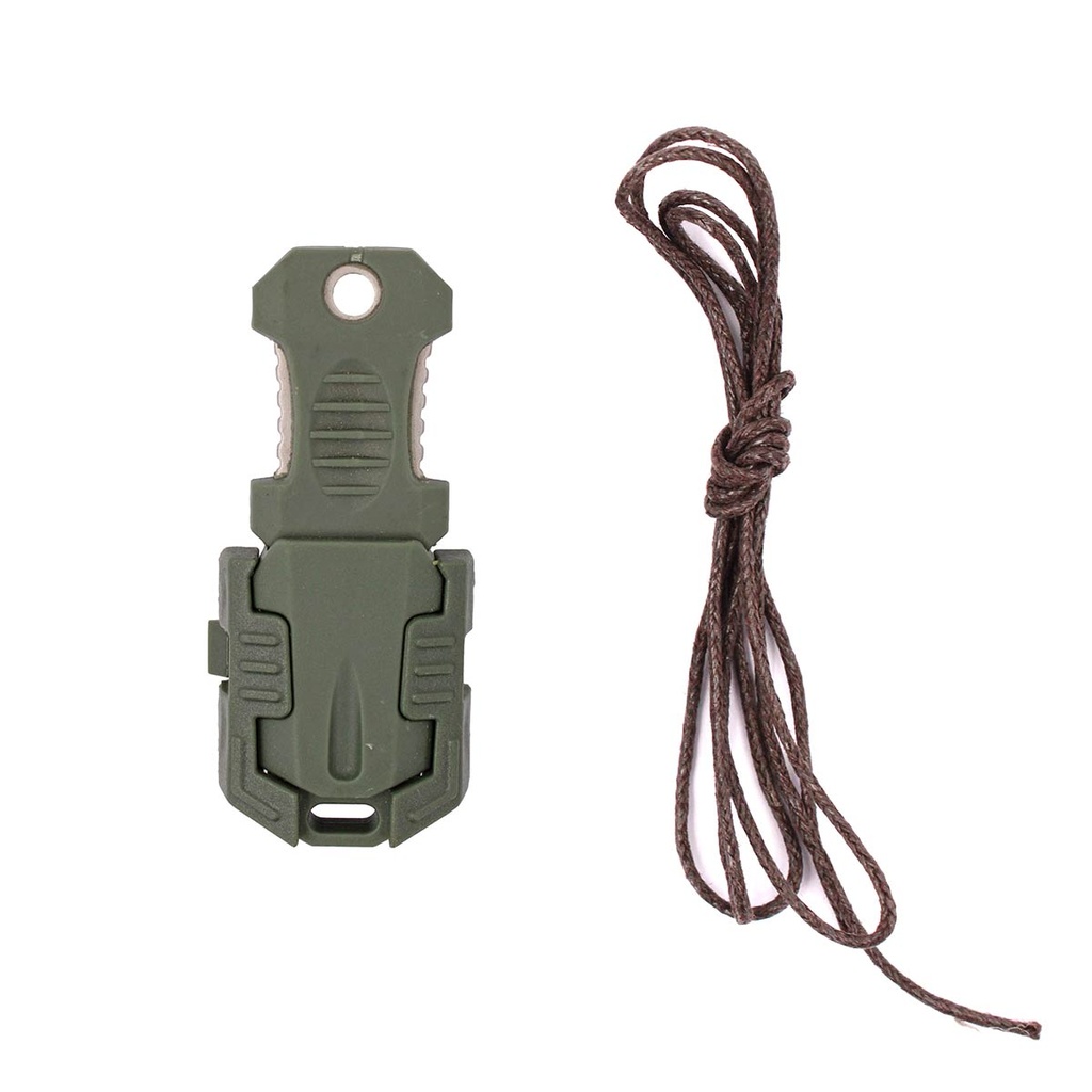 CUCHILLO MINI IMMORTAL MOLLE C/FUNDA RIGIDA VERDE