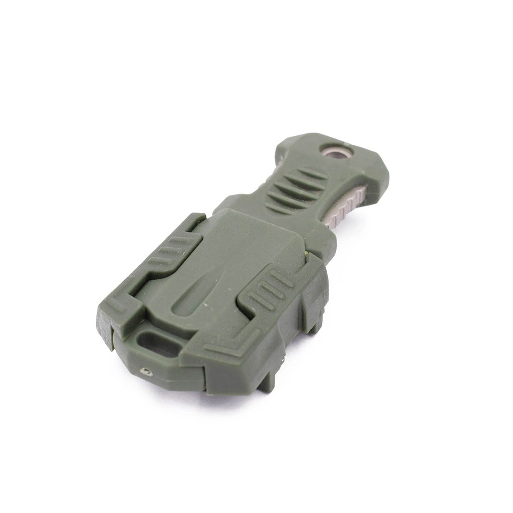 CUCHILLO MINI IMMORTAL MOLLE C/FUNDA RIGIDA VERDE