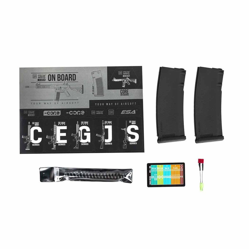 FUSIL SPECNA ARMS DANIEL DEFENSE SA-C28 CORE GEN.2 HAL ETU NEGRO-GRIS