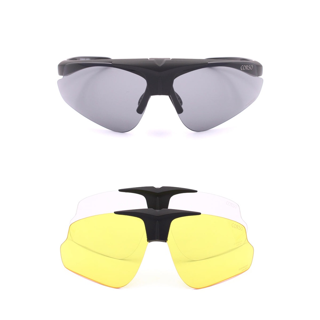 GAFA CORSO REVENGE PILOT 3 LENTES NEGRA