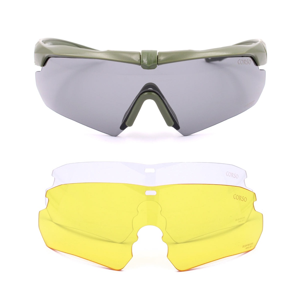 GAFA CORSO REVENGE GUNNER 3 LENTES VERDE