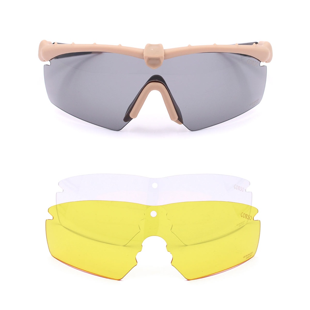 GAFA CORSO REVENGE ROGER 3 LENTES COYOTE