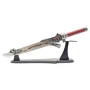 ESPADA 6053 DMC 63CM ACERO PLATA-ROJA