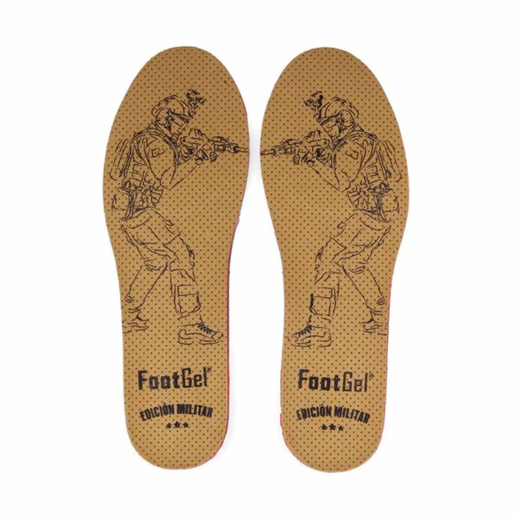 PLANTILLA FOOTGEL GEL ESPUMA TECNICA MARRON