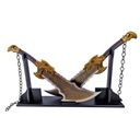 ESPADA 6044 GOW 70CM ACERO PLATA