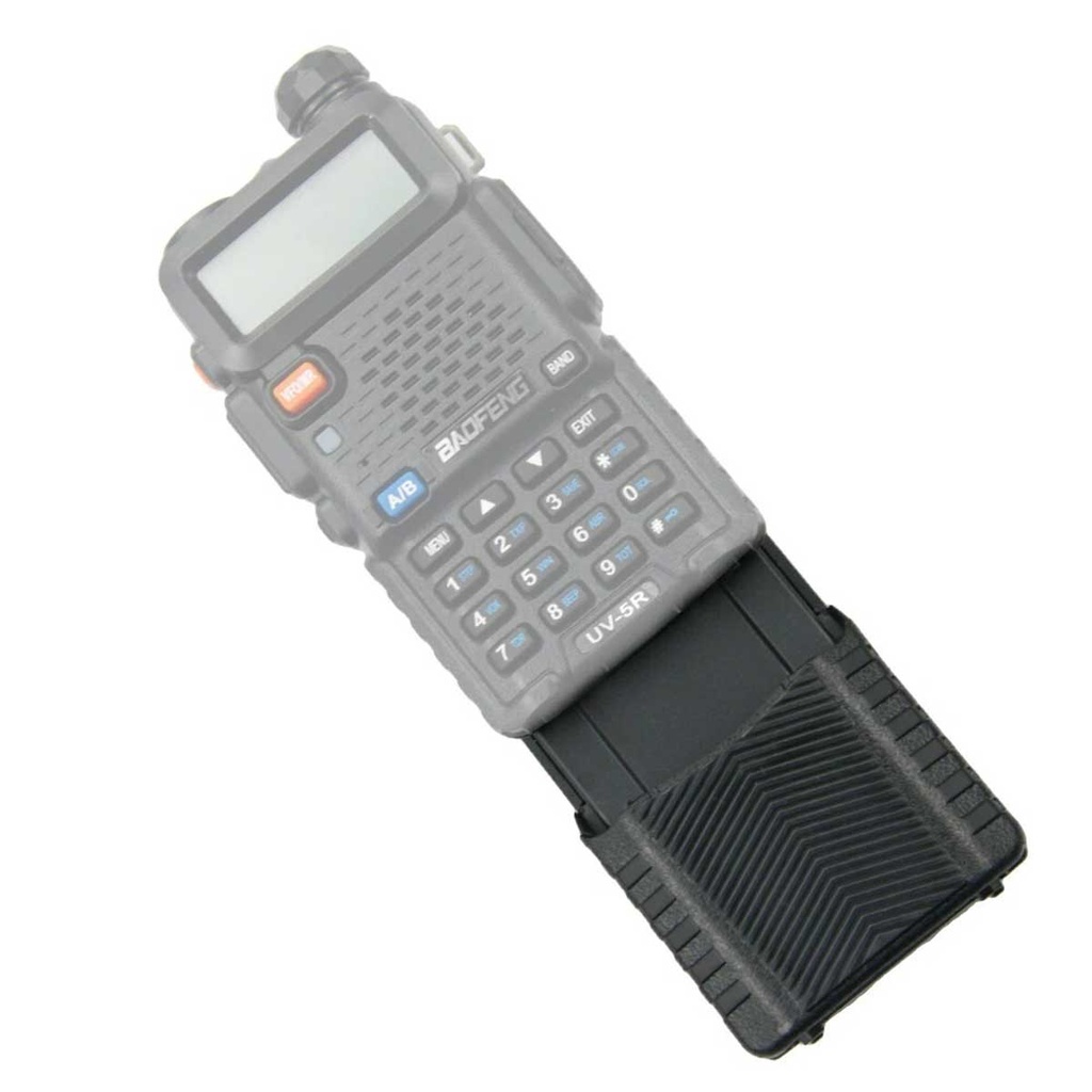 BATERIA EXTENDIDA WALKIE BAOFENG UV-5R 3800MAH NEGRA