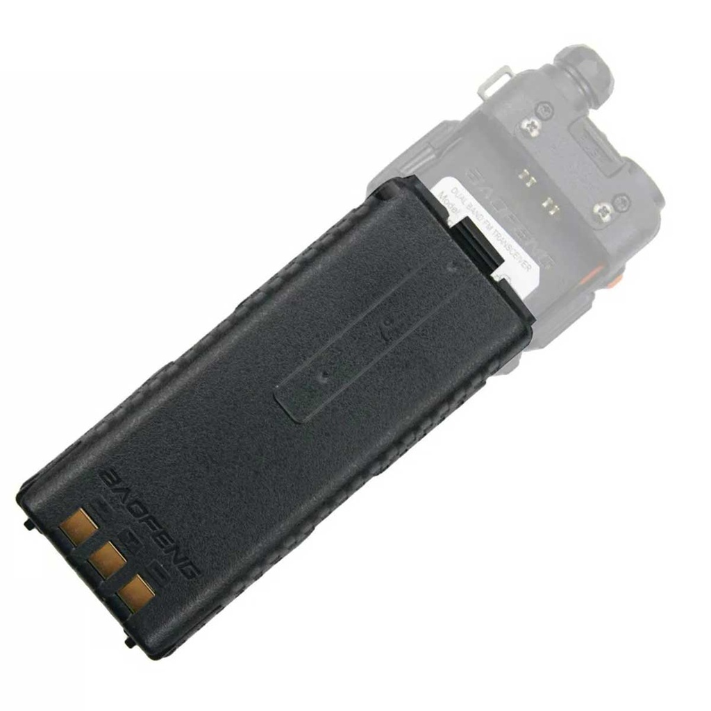 BATERIA EXTENDIDA WALKIE BAOFENG UV-5R 3800MAH NEGRA