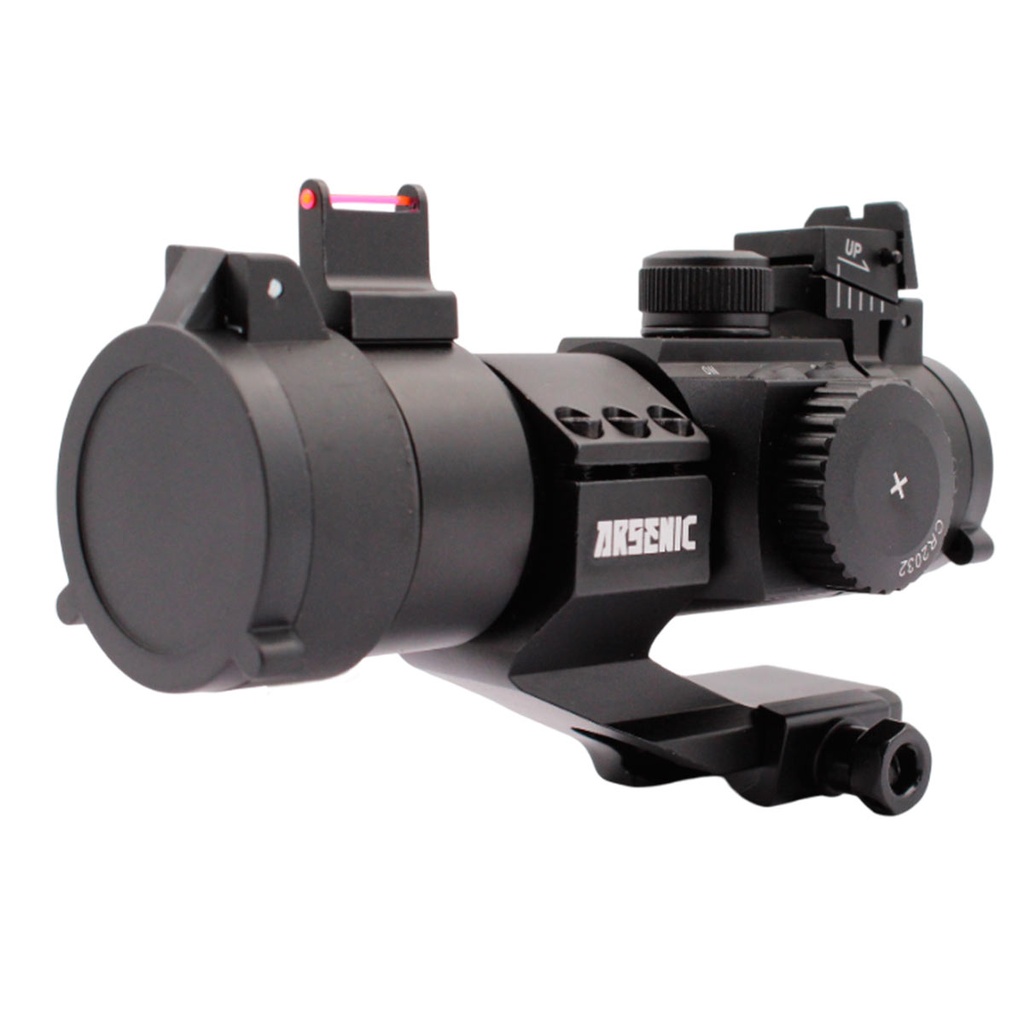 VISOR ARSENIC ARGON RED DOT AS30D7 C/ALZAS NEGRO