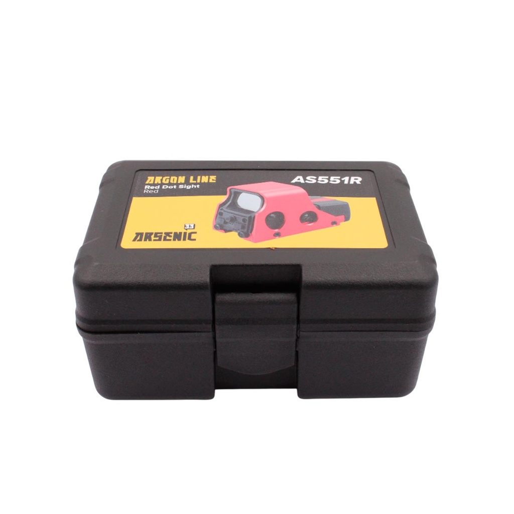 VISOR ARSENIC ARGON AS551R NEGRO-ROJO