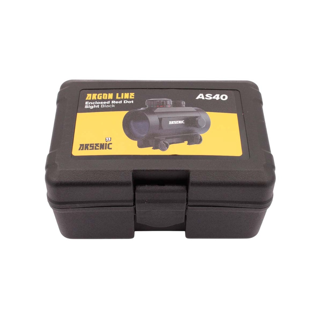 VISOR ARSENIC ARGON RED DOT 1X40 AS40 NEGRO