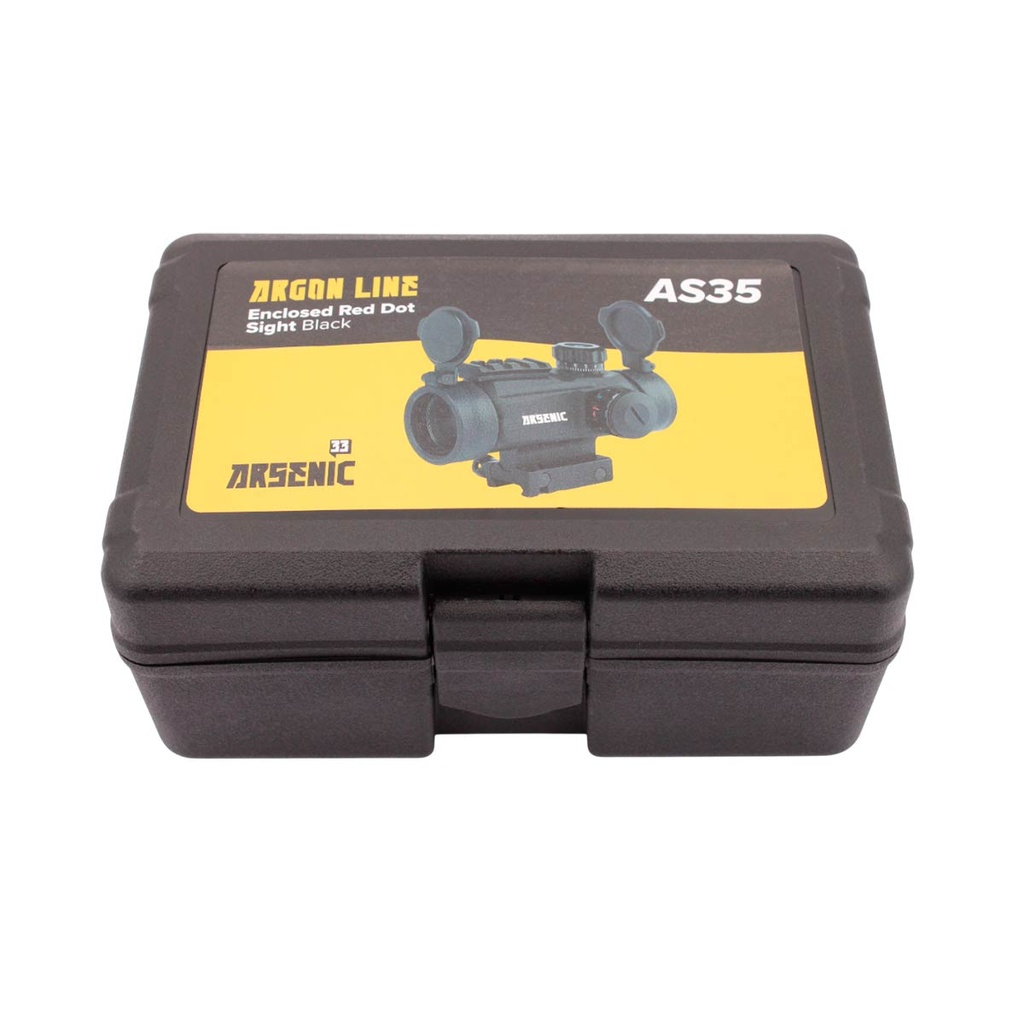 VISOR ARSENIC ARGON RED DOT AS35 NEGRO