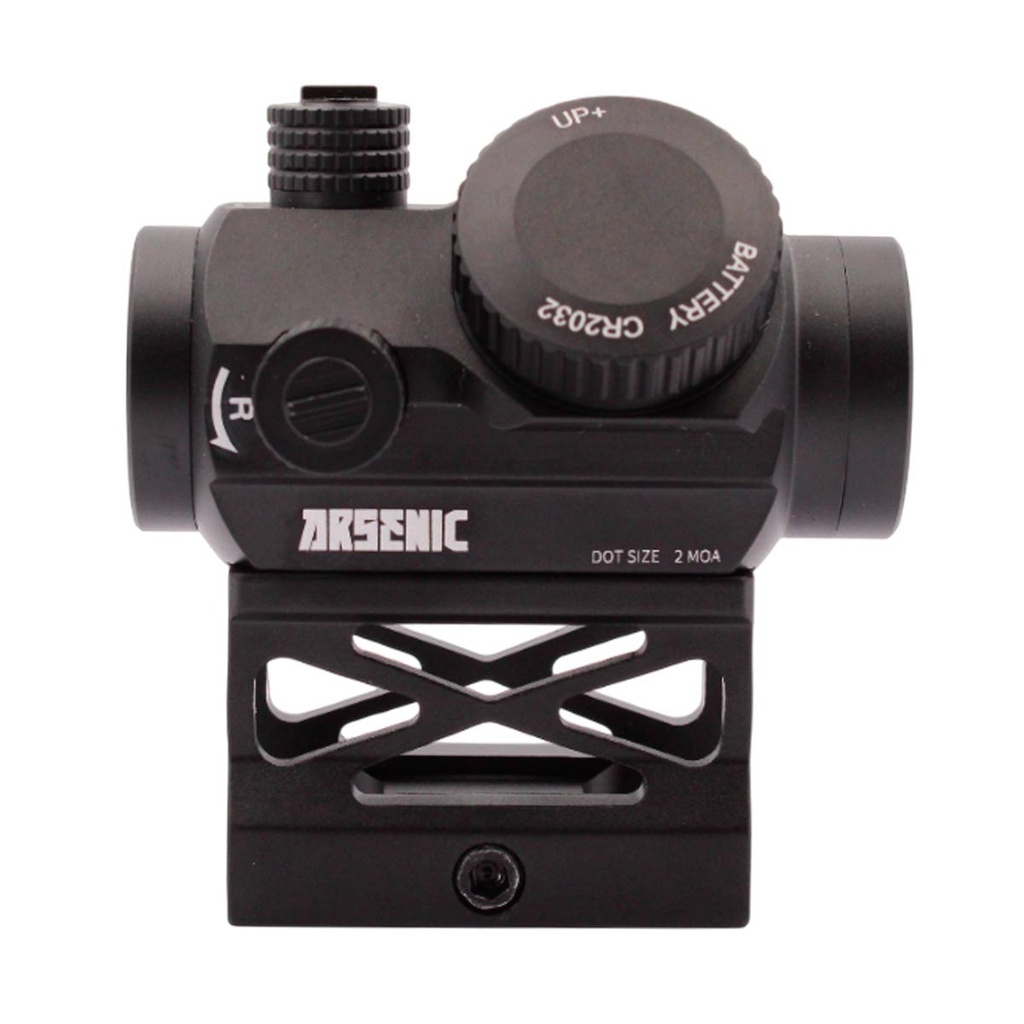 VISOR ARSENIC ARGON RED DOT AS01N NEGRO