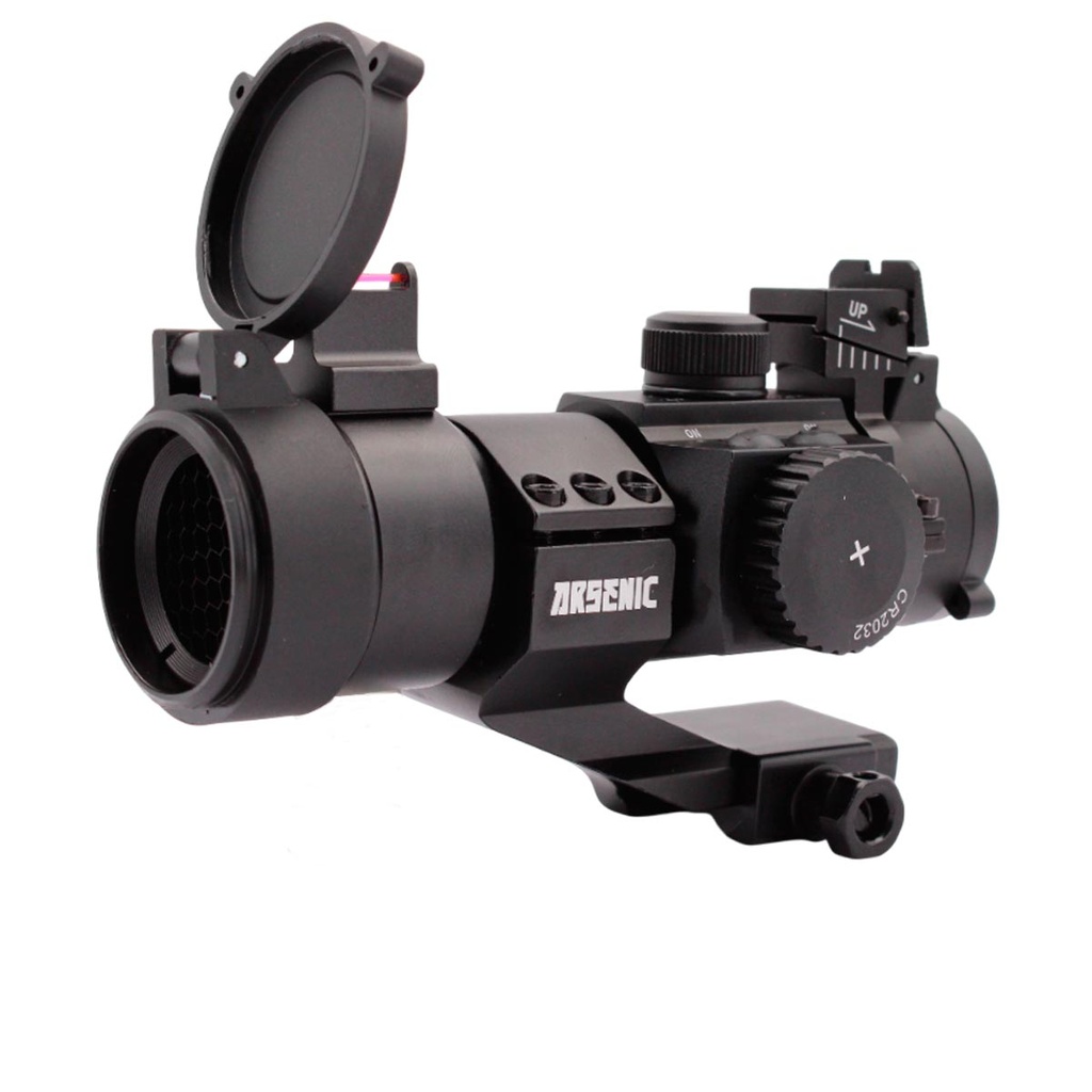 VISOR ARSENIC ARGON RED DOT AS30D7 C/ALZAS NEGRO