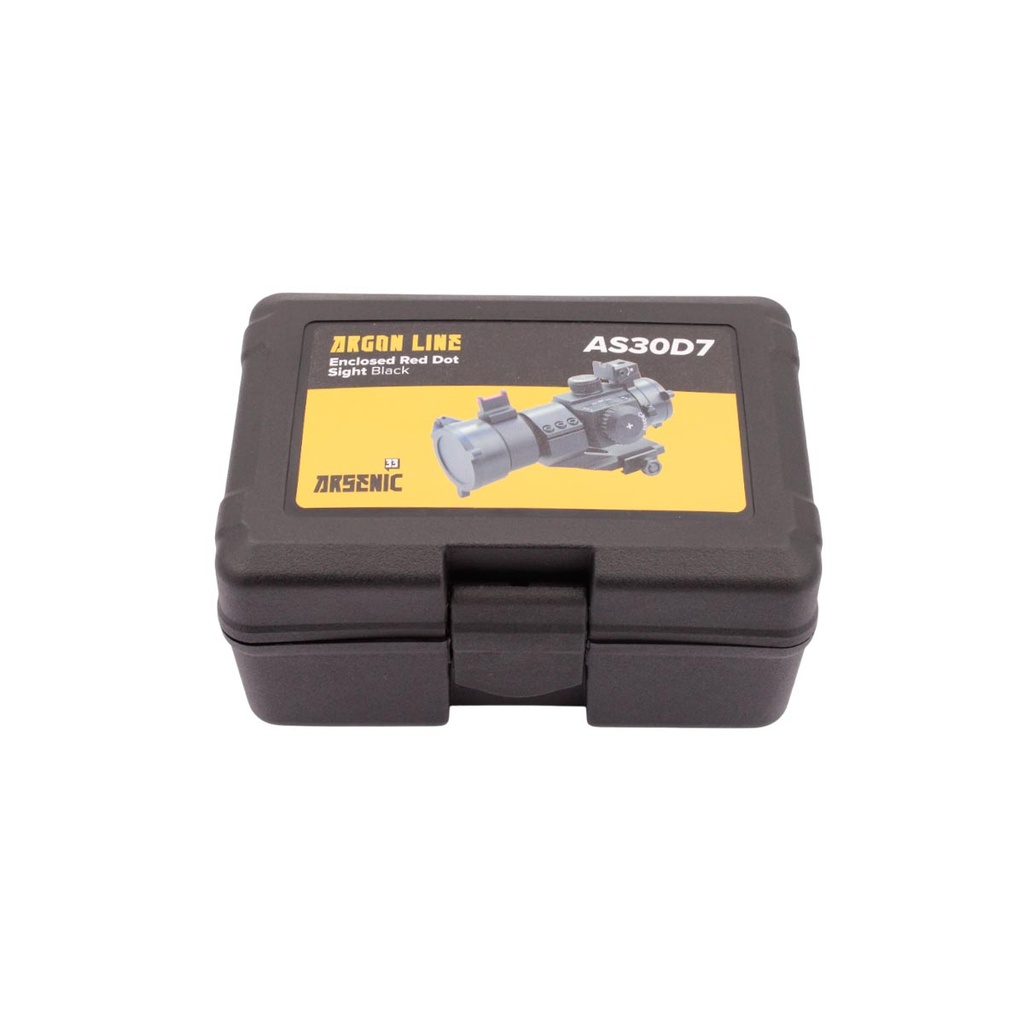 VISOR ARSENIC ARGON RED DOT AS30D7 C/ALZAS NEGRO