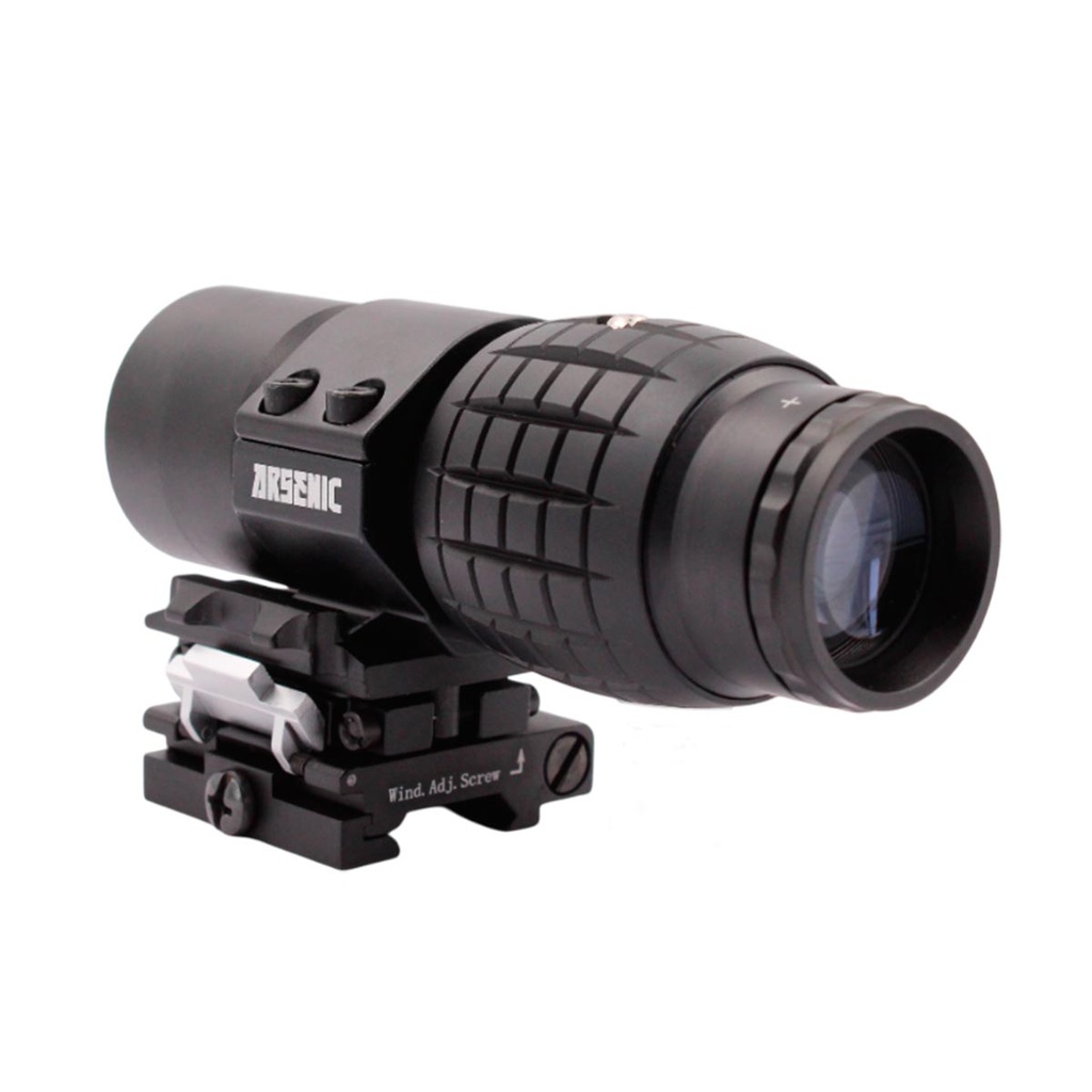 VISOR MAGNIFICADOR ARSENIC ARGON 3X30 AS8212 NEGRO