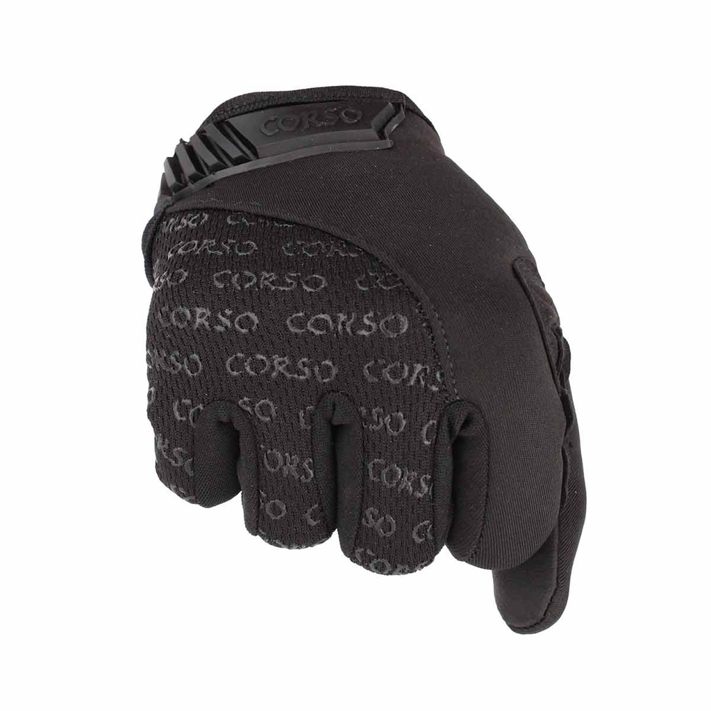GUANTE CORSO SKULL MK1 LOCK NEGRO