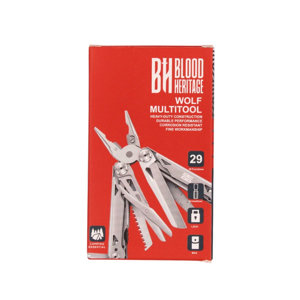 ALICATE BH WOLF MULTIUSOS NEGRO