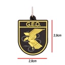 LLAVERO IMMORTAL PVC G.E.O NEGRO