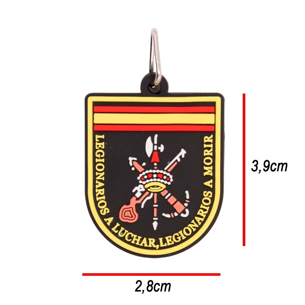 LLAVERO IMMORTAL PVC LEGION NEGRO