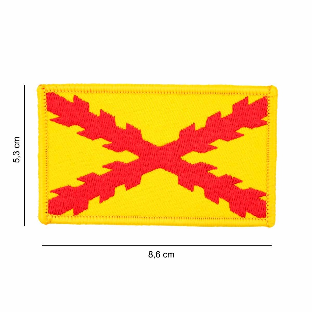 PARCHE IMMORTAL BORGOÑA BORDADO GR AMARILLO