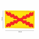 PARCHE IMMORTAL BORGOÑA BORDADO GR AMARILLO