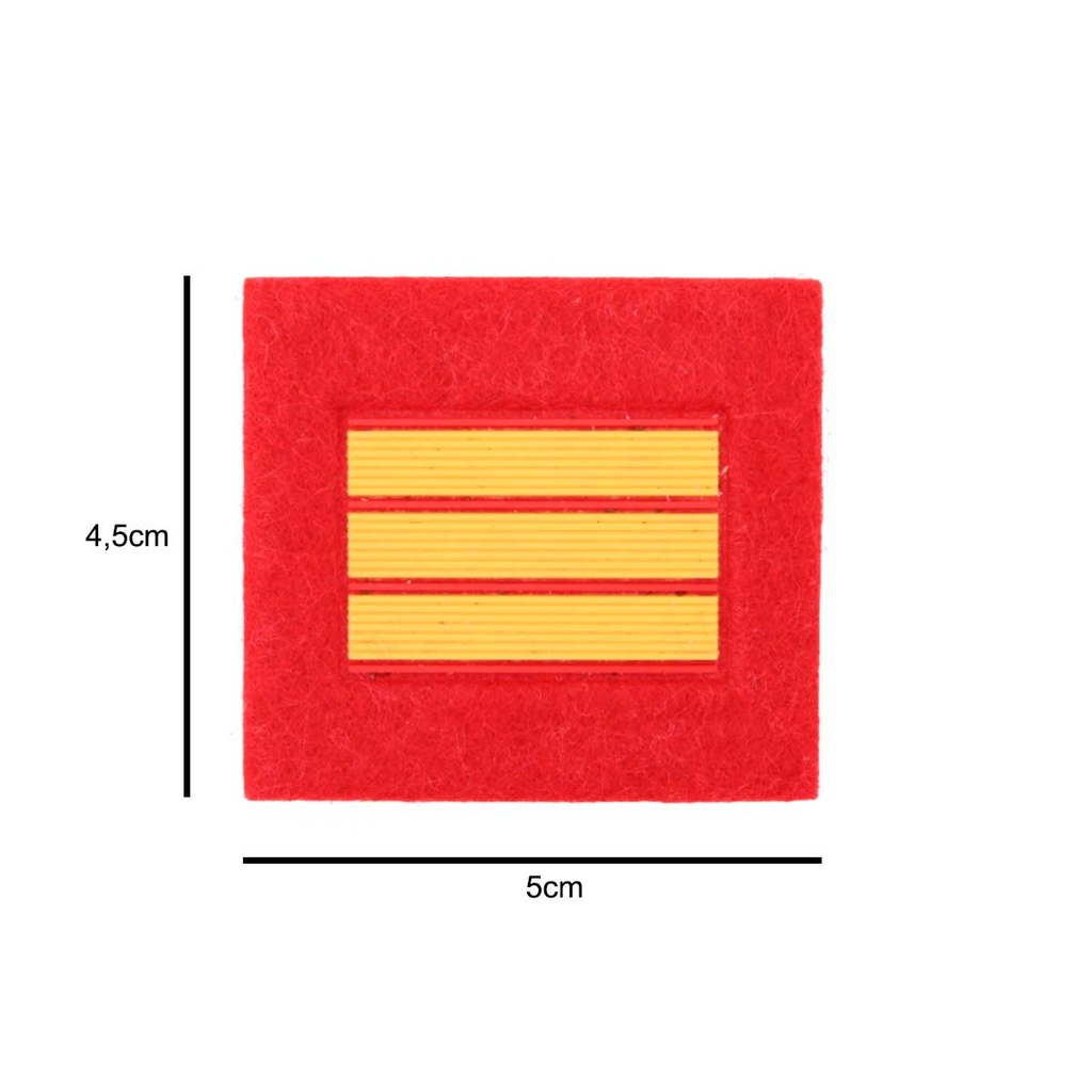 PARCHE IMMORTAL CHANDAL GIMNASIA SARGENTO TIERRA ROJO