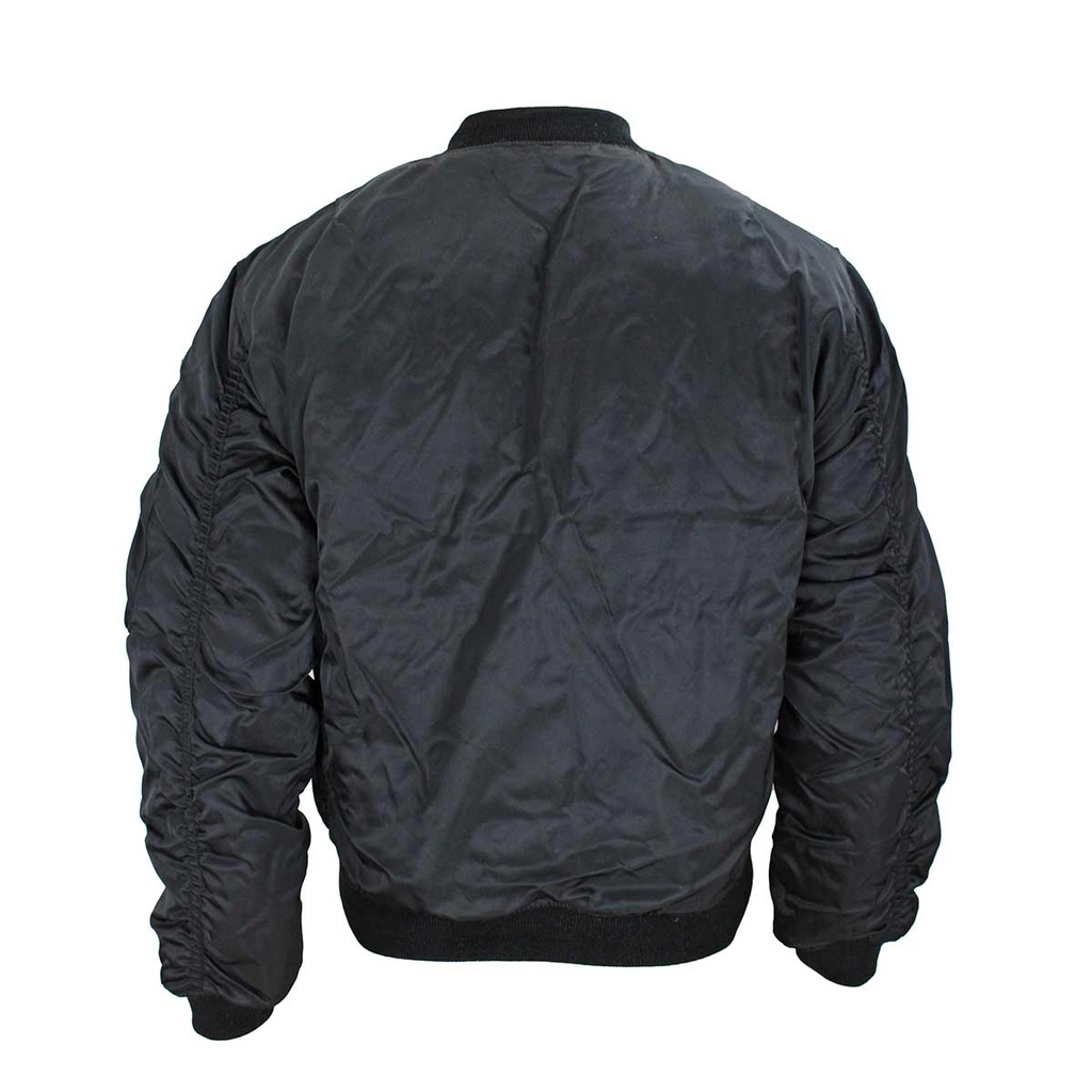 CAZADORA BOMBER IMMORTAL PARCHES NEGRA