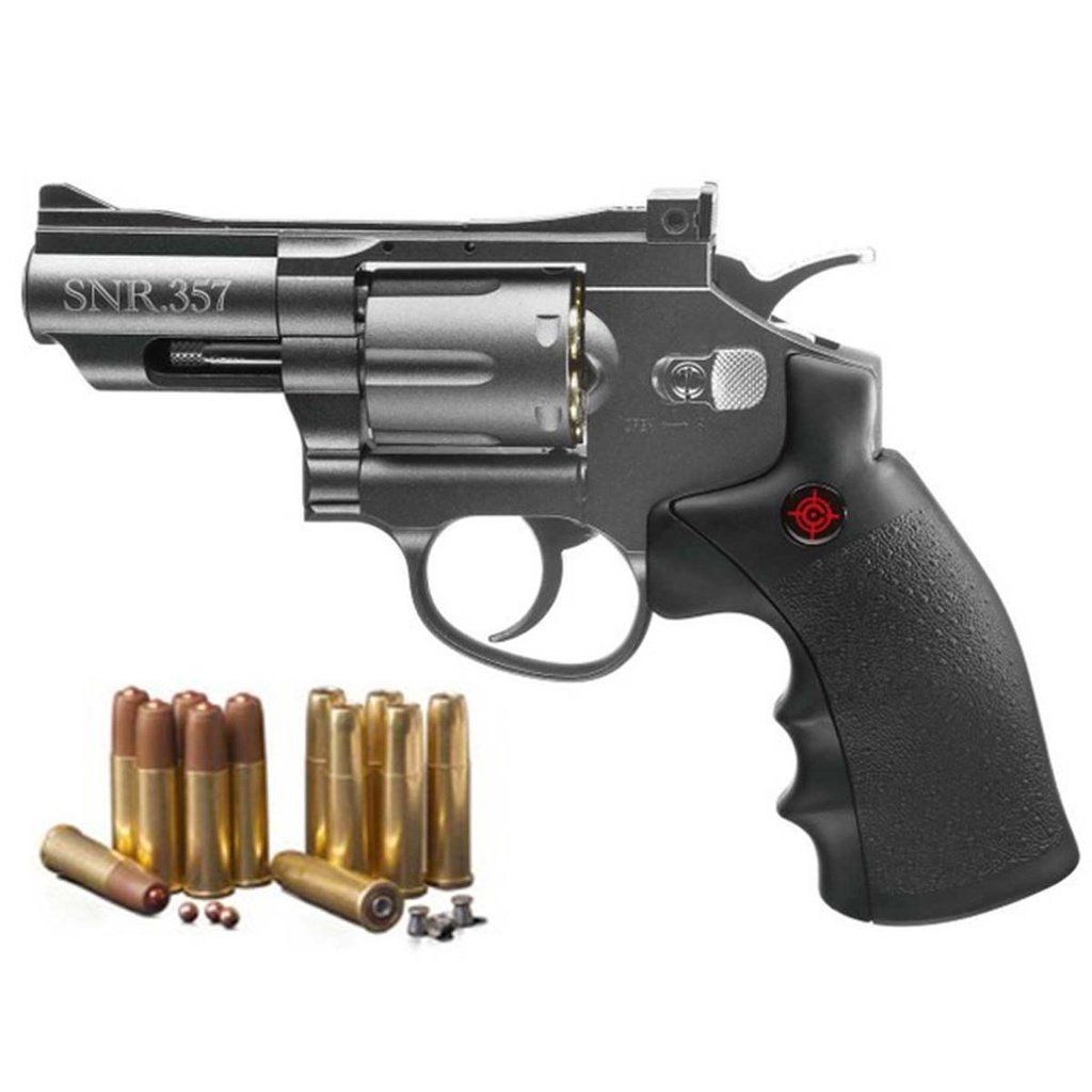 REVOLVER CROSMAN SNR357 4.5 NEGRA