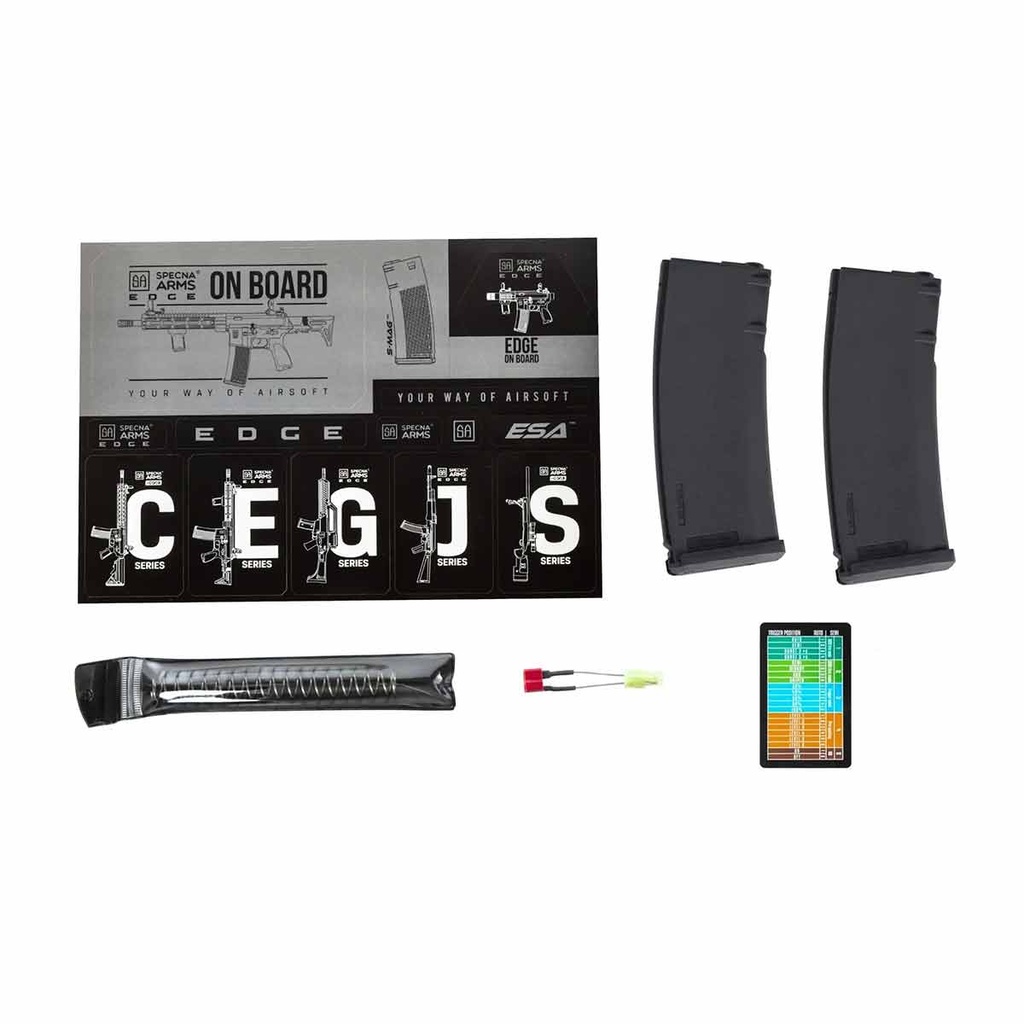 FUSIL SPECNA ARMS DANIEL DEFENSE RIS III SA-E27 EDGE HAL2 GEN.2 10,5" NEGRO-GRIS