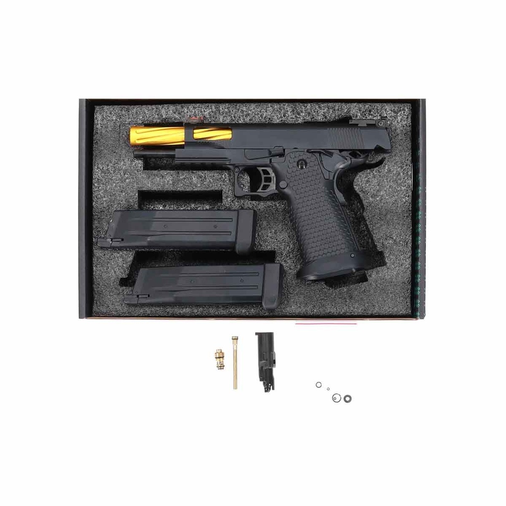 PISTOLA SPECNA ARMS SA-VGP07 VAPOR NEGRA-DORADA