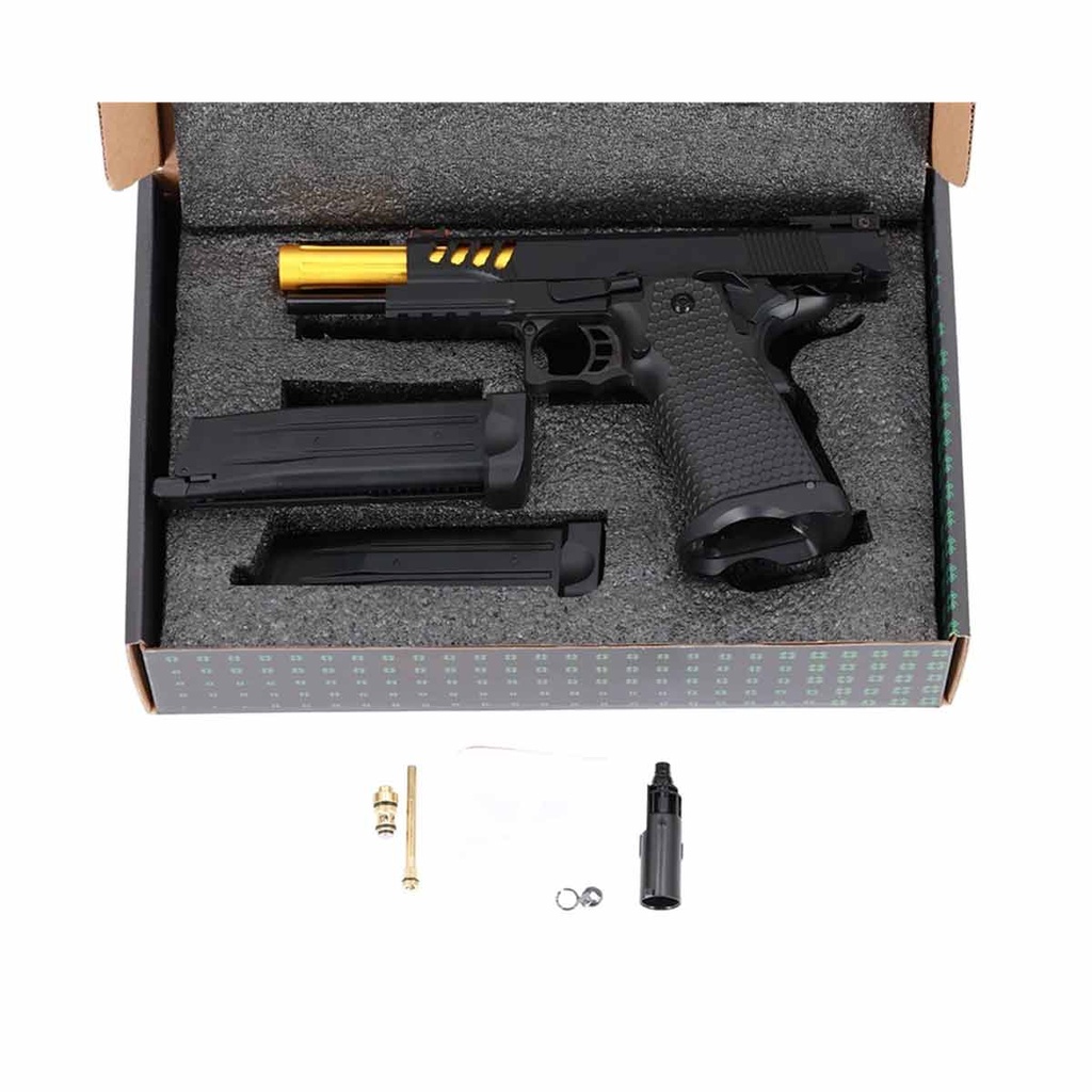 PISTOLA SPECNA ARMS SA-VGP08 VAPOR NEGRA-DORADA