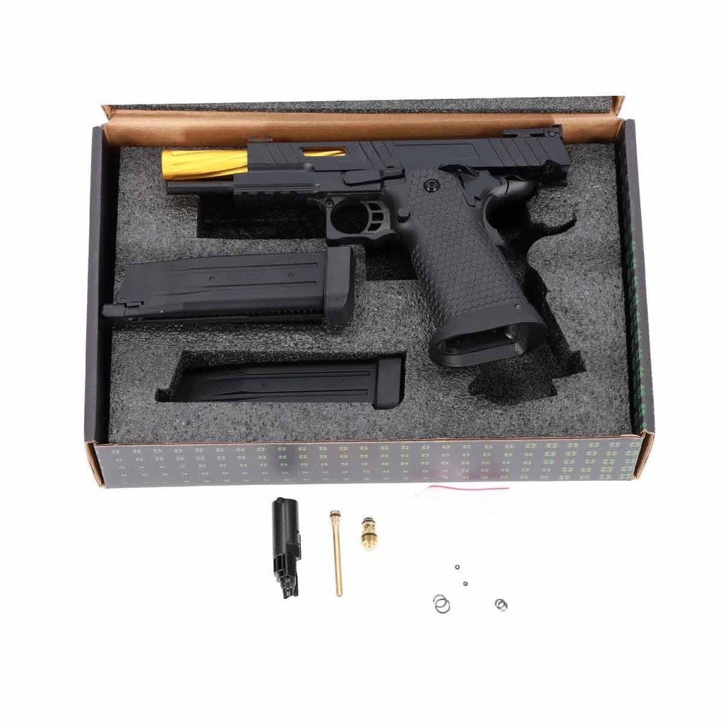 PISTOLA SPECNA ARMS SA-VGP09 VAPOR NEGRA-DORADA