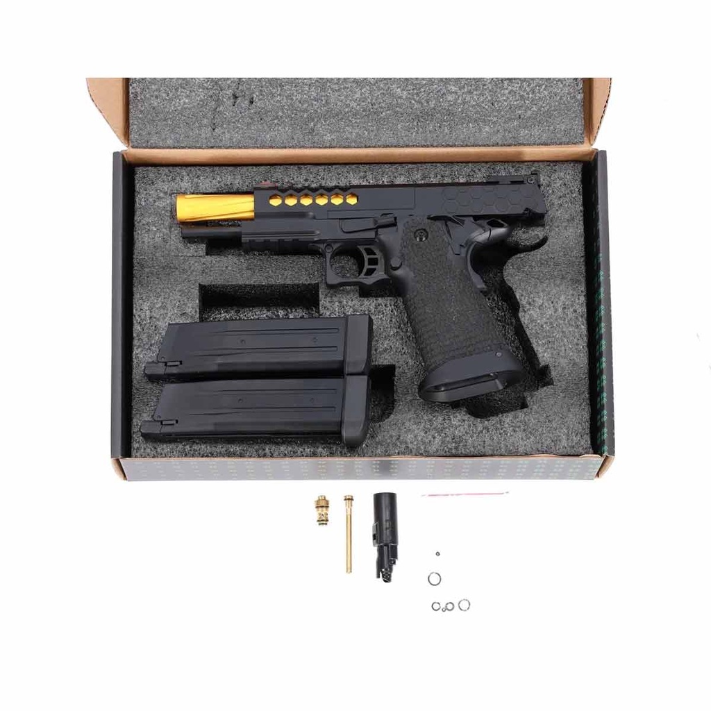 PISTOLA SPECNA ARMS SA-VGP15 VAPOR NEGRA-DORADA