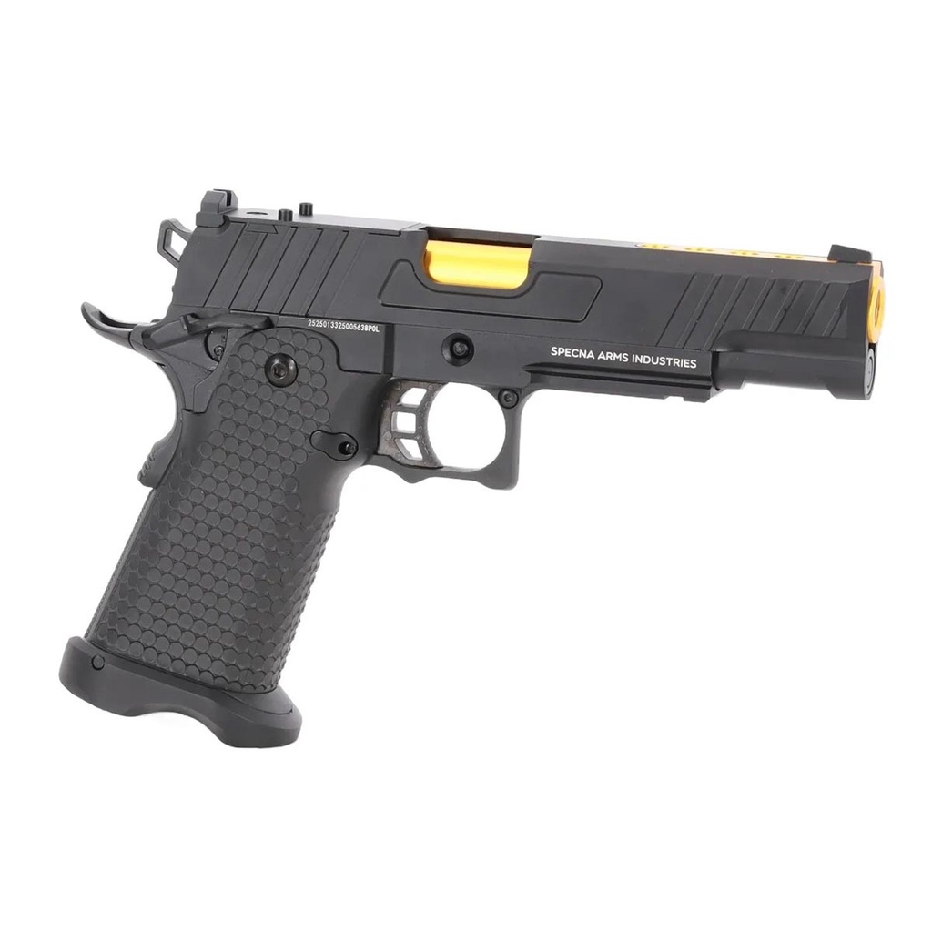 PISTOLA SPECNA ARMS SA-VGP19 VAPOR NEGRA-DORADA