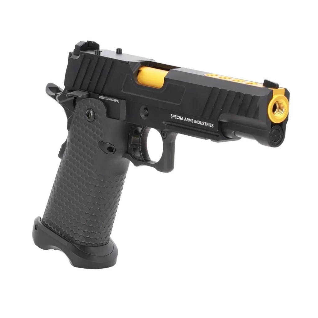 PISTOLA SPECNA ARMS SA-VGP19 VAPOR NEGRA-DORADA